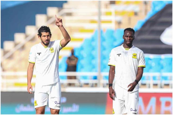 أحمد حجازي لاعب الاتحاد أمام التعاون